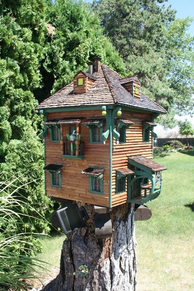Stump Fairy House