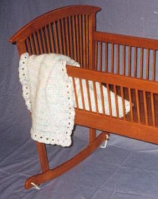 An old Baby Blanket Needleworking Project by BarbS Craftisian