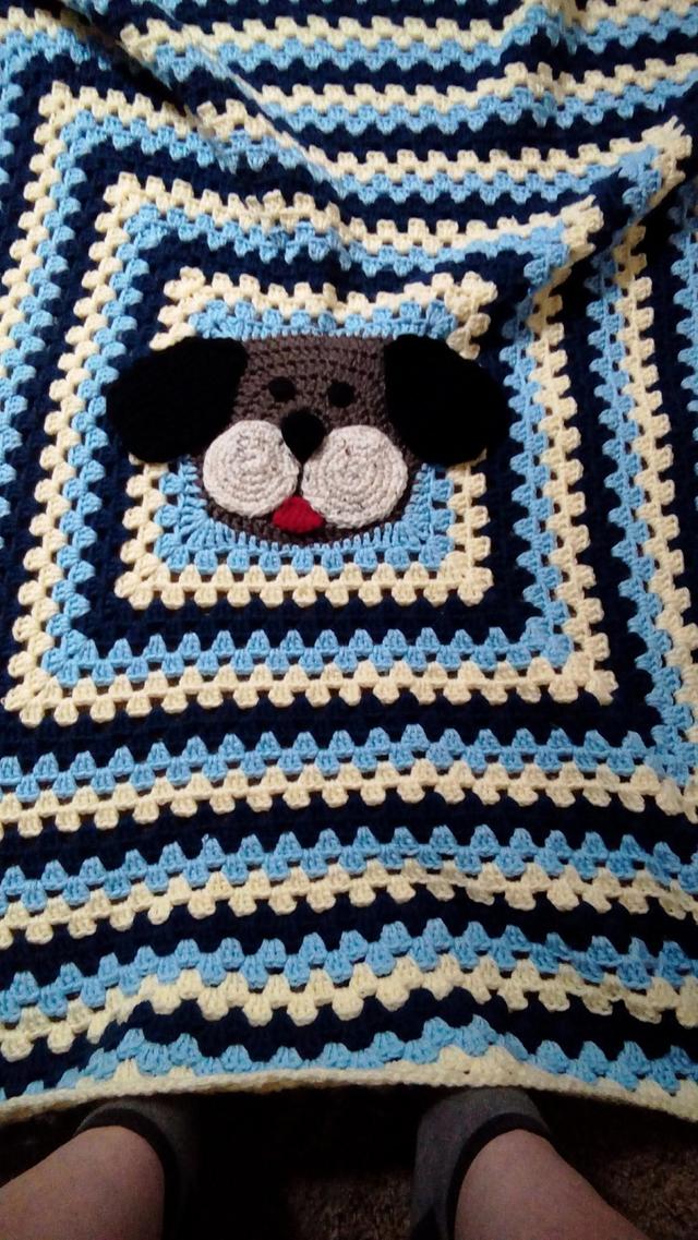 Puppy Blanket Needleworking Project by HavasuHooker Craftisian