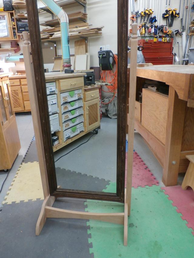 Dressing Mirror stand replacement. Woodworking Project by 987Ron