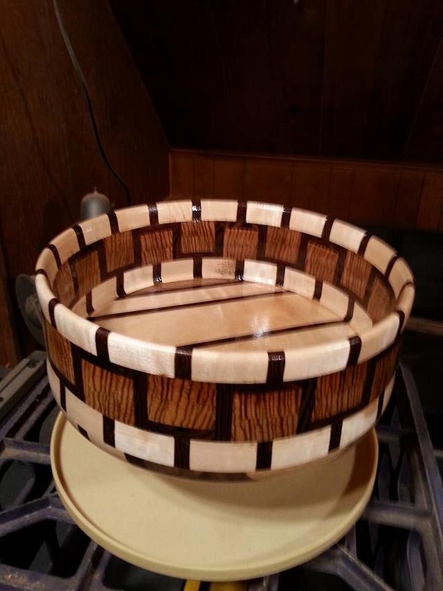 Zebra Bowl Woodworking Project by Will Craftisian