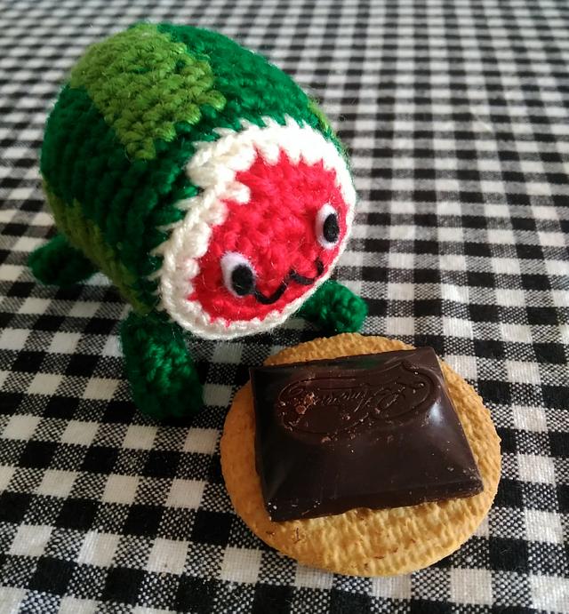 Watermelon dog Needleworking Project by Fabrizio Bottasso Craftisian