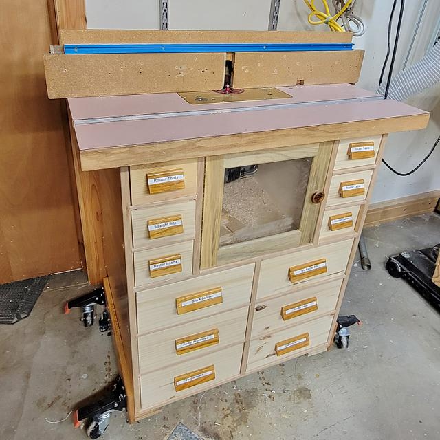 New Router Table Woodworking Project by Birdseye49 Craftisian
