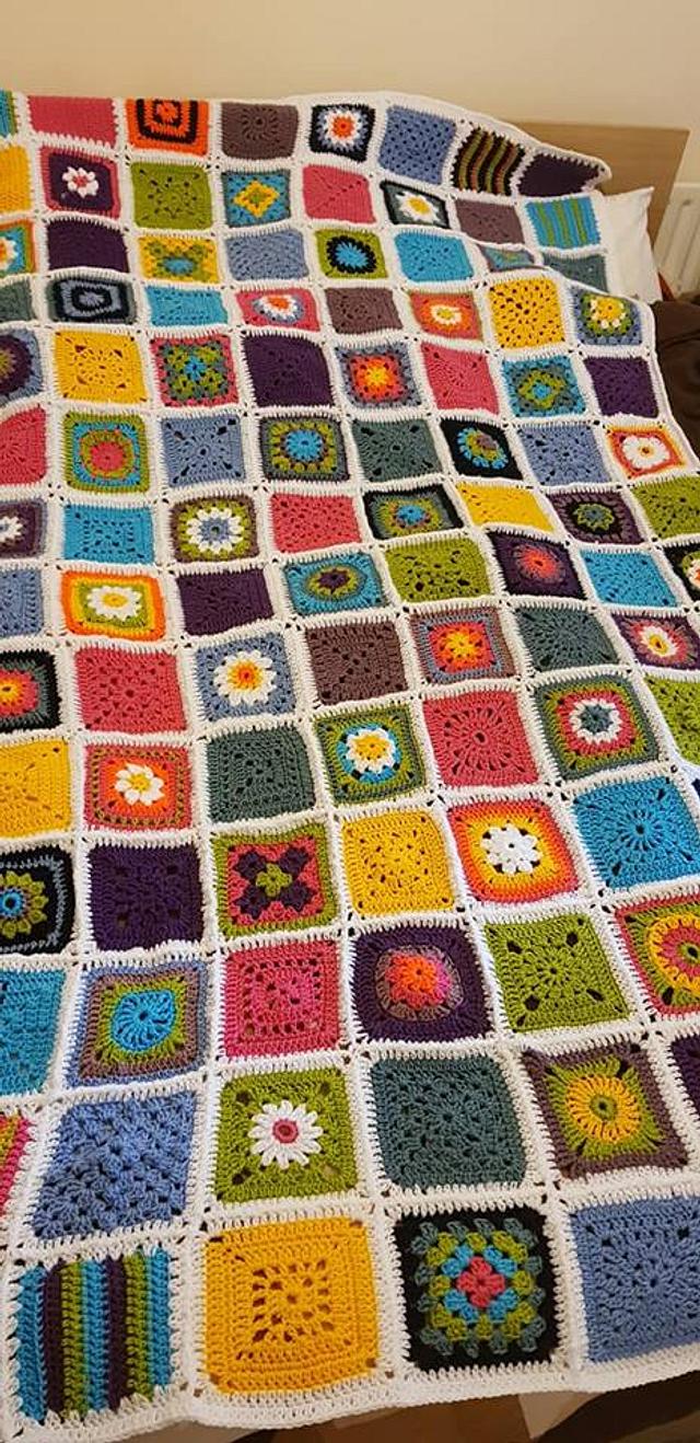 The Art of Crochet Throw Needleworking Project by CrochetNikki