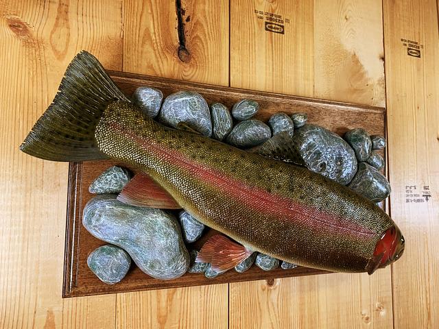Carved Rainbow Trout
