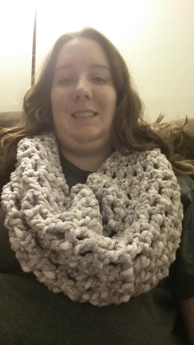 chunky infinity scarf - Needleworking Project by Down Home Crochet ...