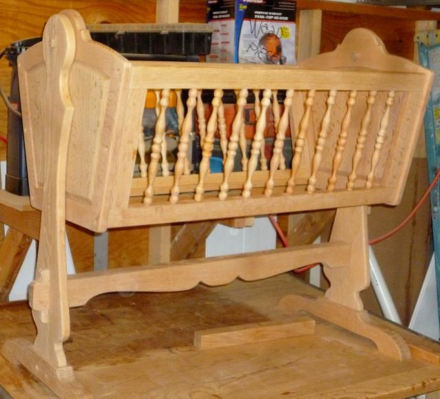 Heirloom Baby Cradle by Tony - Craftisian