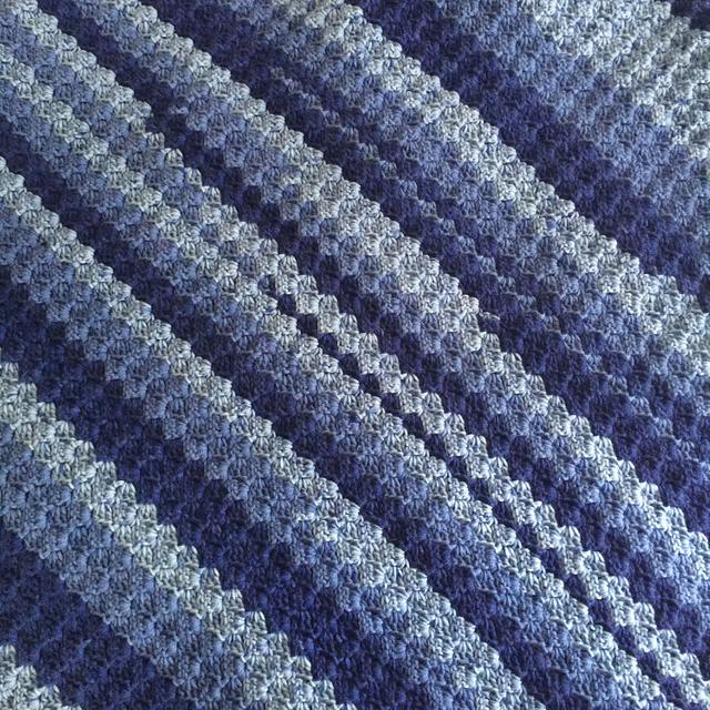 C2C Baby Blanket Needleworking Project by Vorlicek Craftisian