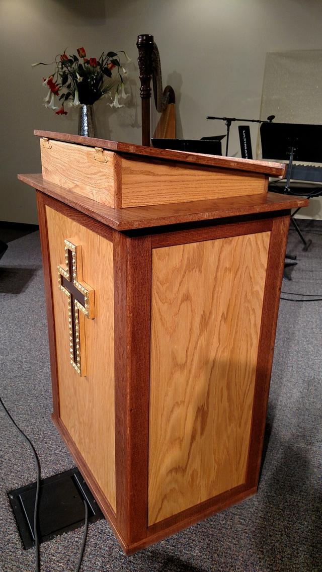 Church Pulpit - Woodworking Project by craigdoesthat - Craftisian