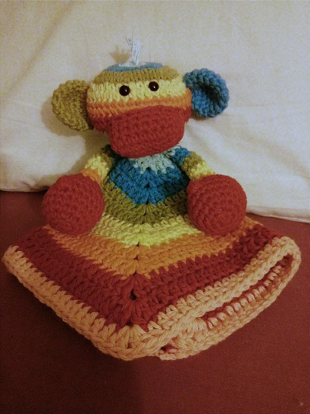 Monkey Security Blanket Needleworking Project by bamwam Craftisian