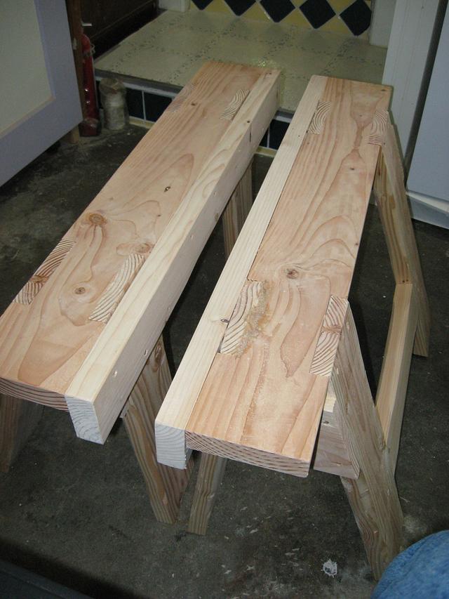 bench for sawing wood