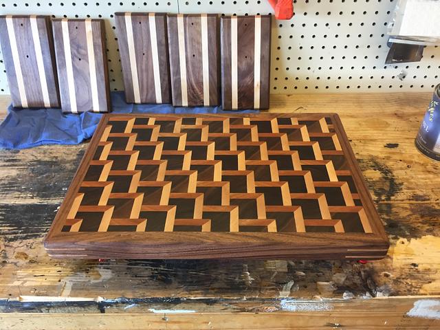 Stair Stepped Cutting Board - Woodworking Project By Txn - Craftisian