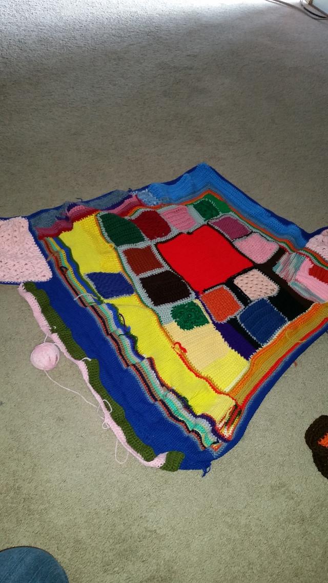 The Ugly Blanket Needleworking Project by Andria Craftisian