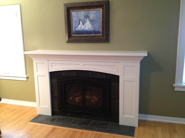 Arts & Crafts Fireplace Surround - Woodworking Project By Todd 