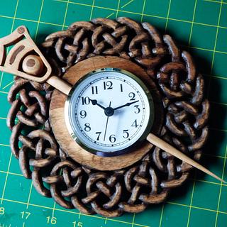 Tara Brooch Clock - Woodworking Project by Celticscroller Tara Brooch Clock - Woodworking Project by Celticscroller