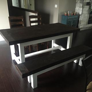 Farmhouse Style Table - Woodworking Project by Michael Ray Farmhouse Style Table - Woodworking Project by Michael Ray
