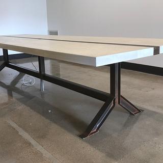 I beam conference table - Woodworking Project by Indistressed I beam conference table - Woodworking Project by Indistressed