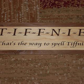 Stenciled Custom Sign - Woodworking Project by Shin Stenciled Custom Sign - Woodworking Project by Shin