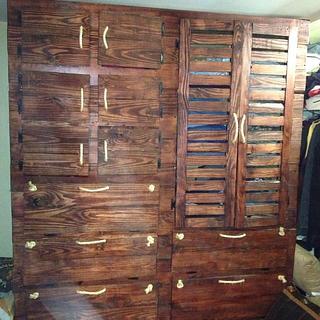 Hi-boy Dresser, reclaimed wood - Woodworking Project by Spivey Hi-boy Dresser, reclaimed wood - Woodworking Project by Spivey