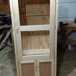 Another gun cabinet - Woodworking Project by Ed Schroeder Another gun cabinet - Woodworking Project by Ed Schroeder