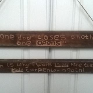 Carpenter's Hanging Plaque - Woodworking Project by Bo Peep Carpenter's Hanging Plaque - Woodworking Project by Bo Peep