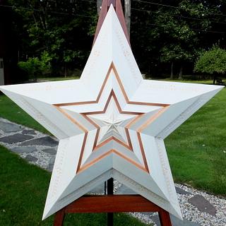 Layered star wall hanging - Woodworking Project by Roger Strautman Layered star wall hanging - Woodworking Project by Roger Strautman