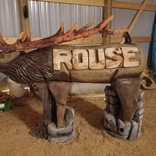 Elk name sign - Woodworking Project by Carvings by Levi Elk name sign - Woodworking Project by Carvings by Levi