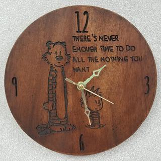 Calvin & Hobbes Clock - Woodworking Project by David E. Calvin & Hobbes Clock - Woodworking Project by David E.