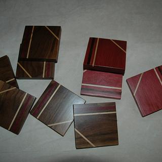 Contemporary Coasters - Woodworking Project by Ellen Contemporary Coasters - Woodworking Project by Ellen