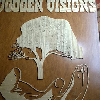 A dry run on making my logo/sign - Woodworking Project by Charles Dearing Scroll sawyer and pattern designer A dry run on making my logo/sign - Woodworking Project by Charles Dearing Scroll sawyer and pattern designer