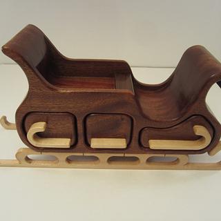 Santa's Sleigh. - Woodworking Project by Blackie Santa's Sleigh. - Woodworking Project by Blackie