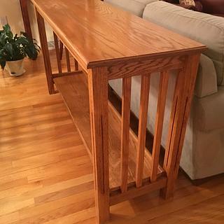 Sofa table - Woodworking Project by Jack King Sofa table - Woodworking Project by Jack King