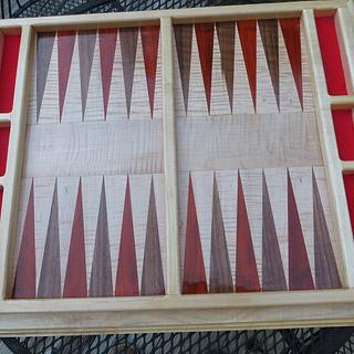 Table Top Backgammon Board - Woodworking Project by oldrivers Table Top Backgammon Board - Woodworking Project by oldrivers