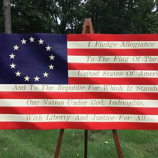 Pledge Allegiance Flag - Woodworking Project by Roger Strautman Pledge Allegiance Flag - Woodworking Project by Roger Strautman