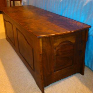 Claro Walnut hope chest - Woodworking Project by Quin W. Claro Walnut hope chest - Woodworking Project by Quin W.