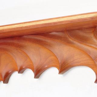 Sculpted Teak Wall Shelf - Woodworking Project by Greg Sculpted Teak Wall Shelf - Woodworking Project by Greg