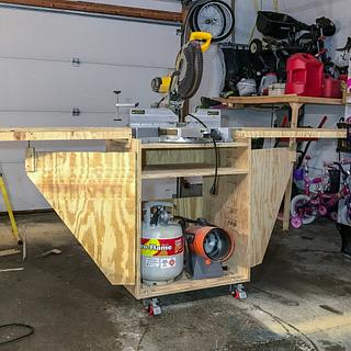 Collapsible Miter Saw Stand - Woodworking Project by horstbc Collapsible Miter Saw Stand - Woodworking Project by horstbc