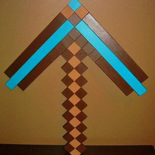 MINE CRAFT AXE - Woodworking Project by kiefer MINE CRAFT AXE - Woodworking Project by kiefer