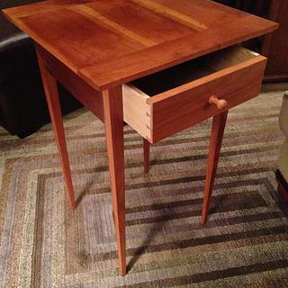 Little Shaker Table - Fully tapered Legs Cherry - Woodworking Project by David L. Whitehurst Little Shaker Table - Fully tapered Legs Cherry - Woodworking Project by David L. Whitehurst
