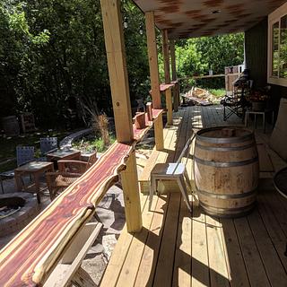 Cedar bar/railing tops - Woodworking Project by Wes Louwagie Cedar bar/railing tops - Woodworking Project by Wes Louwagie