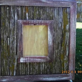 tree bark picture frame - Woodworking Project by barnwoodcreations tree bark picture frame - Woodworking Project by barnwoodcreations