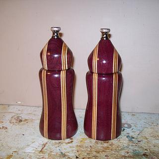 salt and pepper mills - Woodworking Project by wiser1934 salt and pepper mills - Woodworking Project by wiser1934