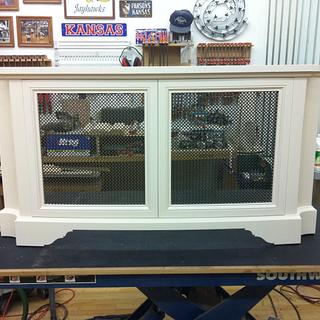 Bow front radiator cover - Woodworking Project by Les Hastings Bow front radiator cover - Woodworking Project by Les Hastings