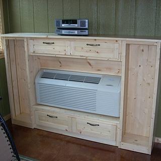 HVAC Unit Surround: Display and Storage Cabinet - Woodworking Project by Shin HVAC Unit Surround: Display and Storage Cabinet - Woodworking Project by Shin