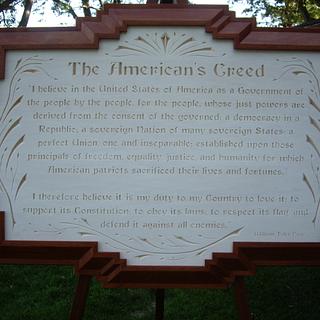 American's Creed - Woodworking Project by Roger Strautman American's Creed - Woodworking Project by Roger Strautman