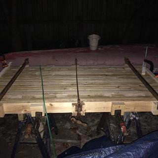 Desk in progress - Woodworking Project by GreenwoodRuss Desk in progress - Woodworking Project by GreenwoodRuss