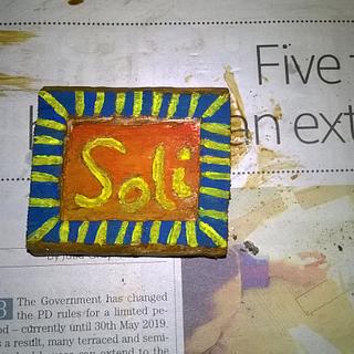 Fridge Magnet: Soli - Woodworking Project by Bo Peep Fridge Magnet: Soli - Woodworking Project by Bo Peep
