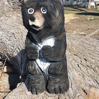 chainsaw bear - Woodworking Project by Carvings by Levi chainsaw bear - Woodworking Project by Carvings by Levi