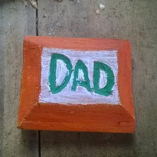 Father's Day Fridge Magnet - Woodworking Project by Bo Peep Father's Day Fridge Magnet - Woodworking Project by Bo Peep