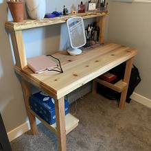 Desk - Woodworking Project by Sheri Noble, woodworking at it’s finest! Desk - Woodworking Project by Sheri Noble, woodworking at it’s finest!